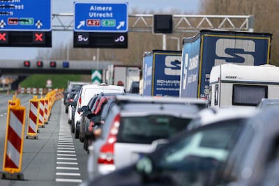 Ook vandaag weer volop files tussen knooppunten Everdingen en Lunetten