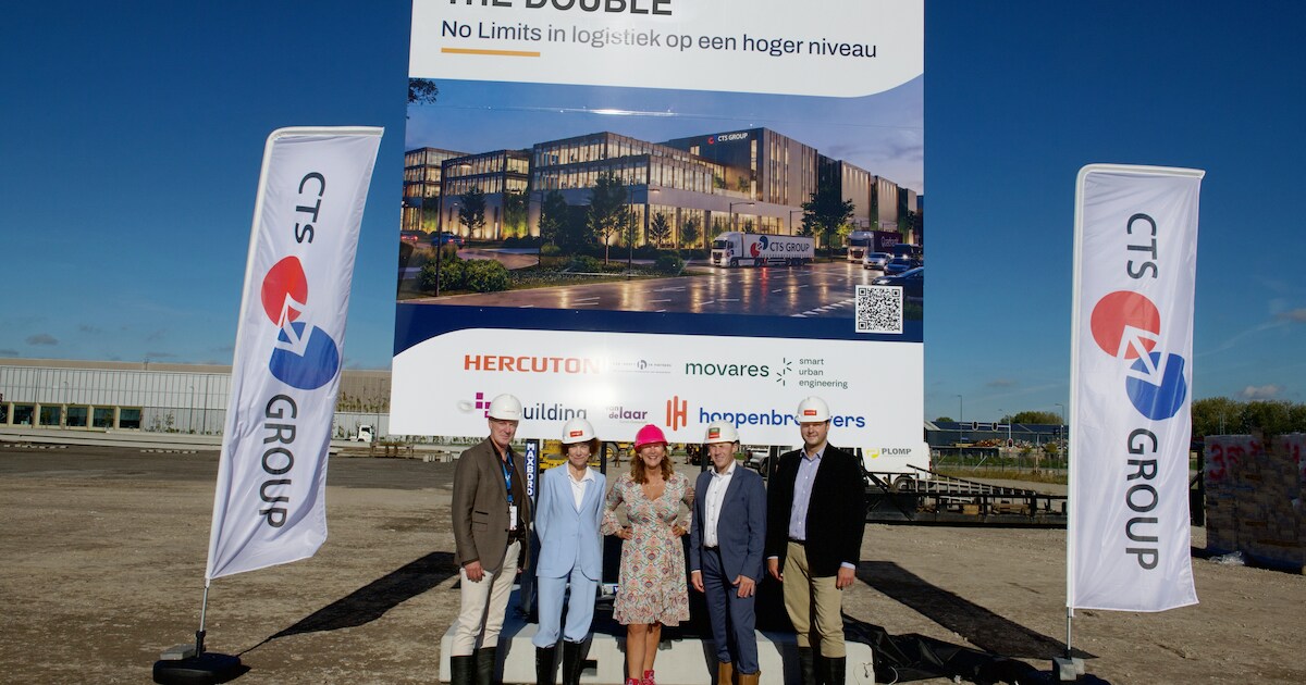 Eerste paal voor The Double op Schiphol Trade Park in Hoofddorp is geslagen