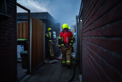 Veel rook bij schuurbrand in Spijkenisse