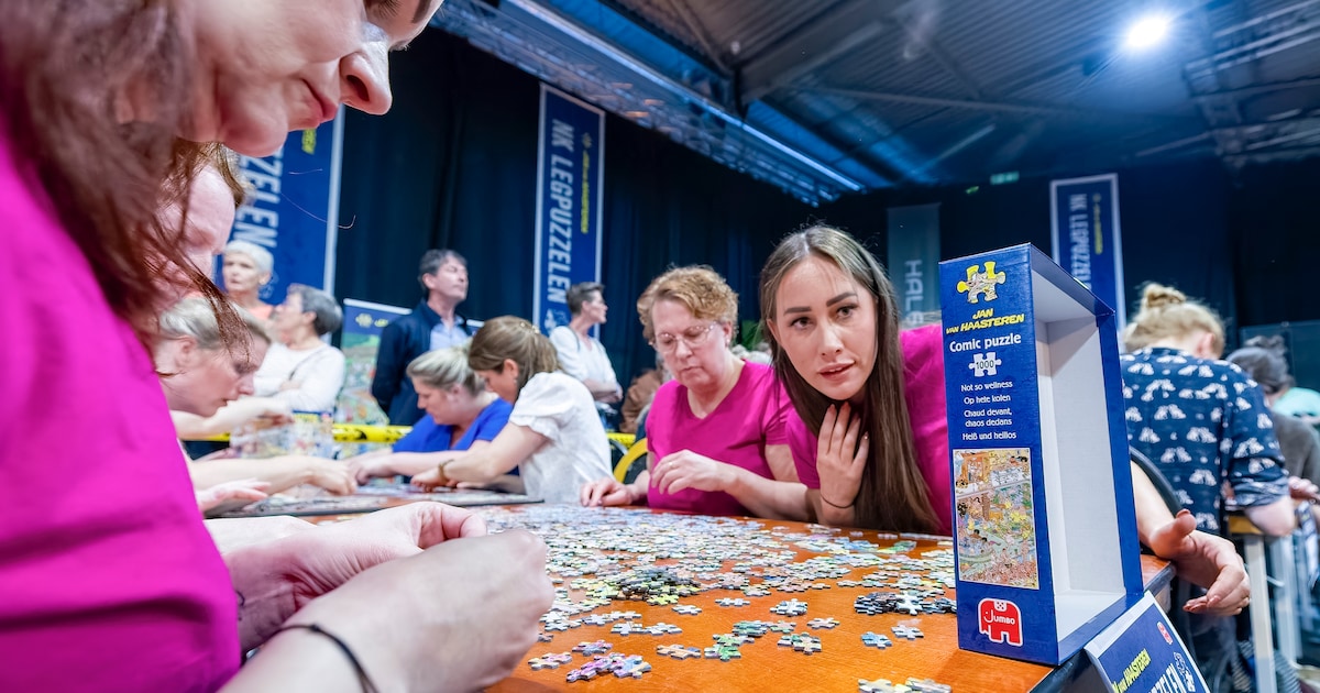 Alle voorrondes voor het NK legpuzzelen in Roelofarendsveen zitten weer ramvol