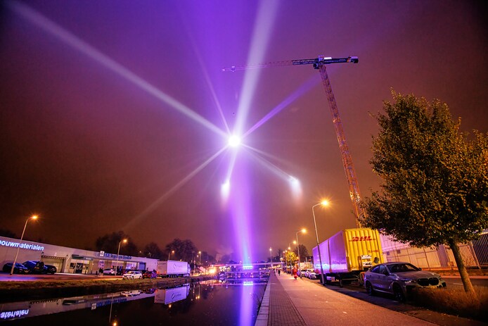 Het zoeklicht werd ook al eerder tijdens Glow gebruikt