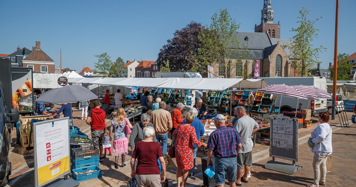 Weekmarkt Zevenbergen afgelast door gladheid en sneeuw