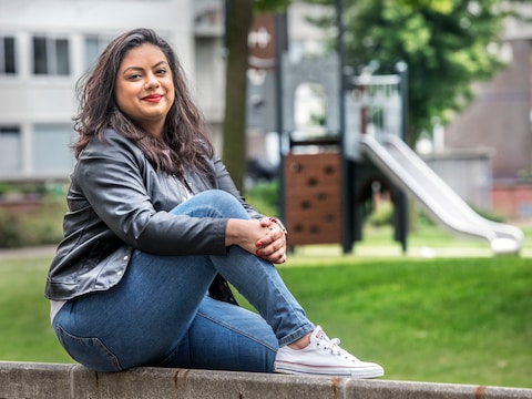 Janet Ramesar was vandaag op bezoek bij de koning: 'Ik heb gesproken met een vader'.