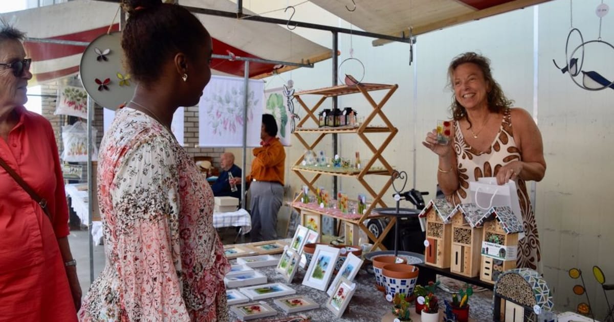 Kunstmarkt in Boskoop dit weekend: schilderijen, beeldhouwwerken en keramiek