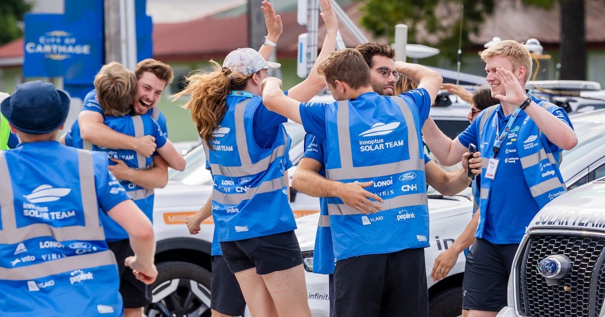 Solar Team met Kalmthoutse piloot verstevigt leidersplaats in Amerikaanse race