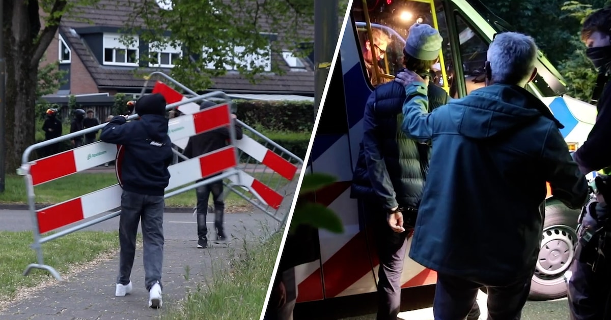 Politie houdt zeven minderjarigen aan na demonstratie in Apeldoorn en roept ouders op: ‘Ga het gespr