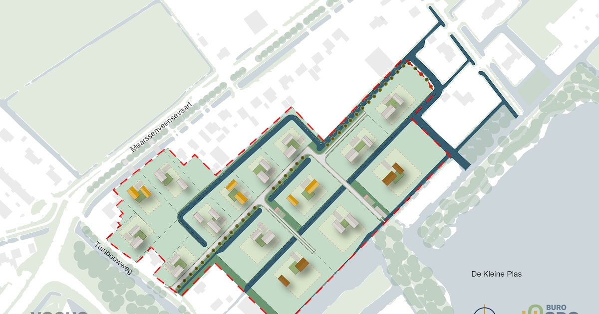Plan voor 15 woningen aan de Tuinbouwweg in Maarssen komt weer een stap dichterbij