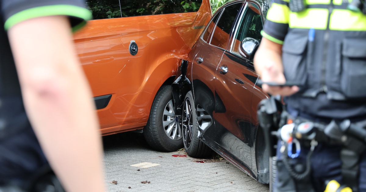 Persoon met rollator belandt in het water na aanrijding in Leiderdorp