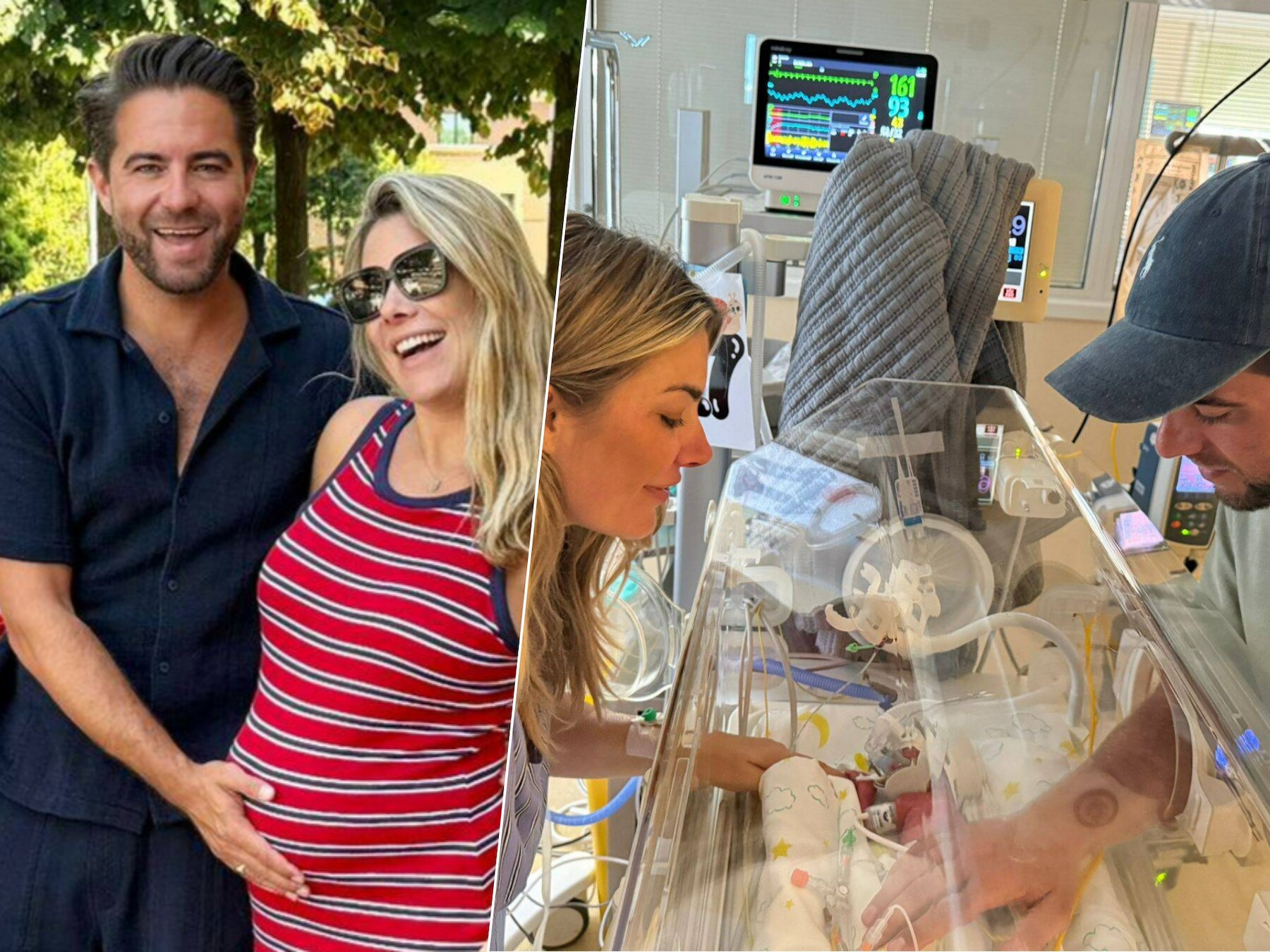 ‘Babymoon’ van Denise en Daan in Italië eindigt in drama: niet met twee, maar een kindje naar huis