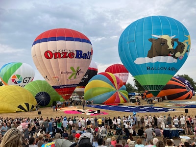 Ballonfestival Grave begint aan hoogtepunt: talloze ballonnen de lucht in