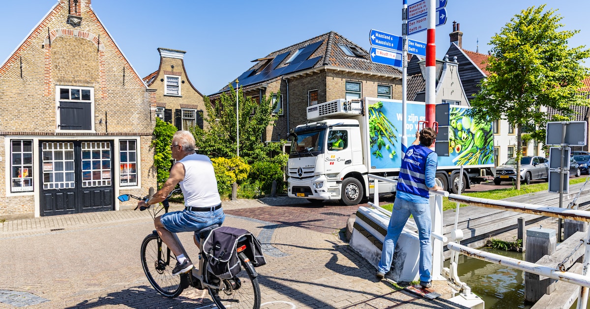 Valbrug in Schipluiden kan weer open na aanrijding door vrachtwagen