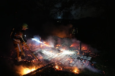 Brand op de golfbaan in Zwolle: ‘Dit moet haast wel vandalisme zijn’