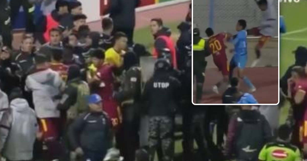 Liefst 17 (!) rode kaarten: wedstrijd in Bolivia ontaardt in ware ...