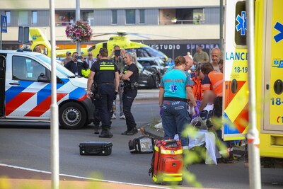 Fietser aangereden bij rotonde bij Bieshof