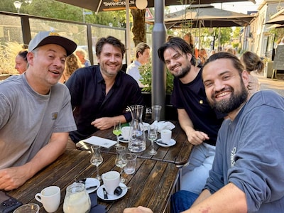 Vier broers herenigd voor de bekerfinale van NEC, Bram komt helemaal overvliegen vanuit China