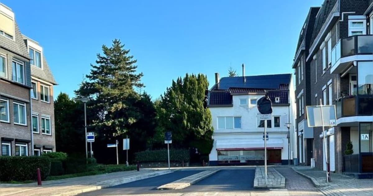 Bussluis Montfortlaan in Meerssen is weer dicht voor gemotoriseerd verkeer