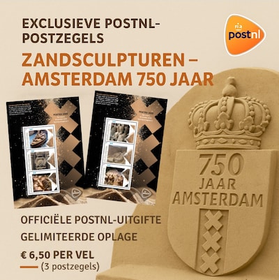 Zandsculpturen Garderen krijgt zijn eigen postzegels