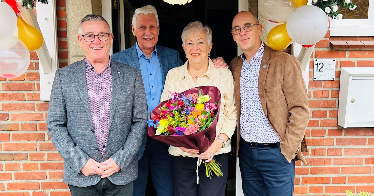 Echtpaar Lennhaarts-Mulders viert 60-jarig huwelijk in Landgraaf