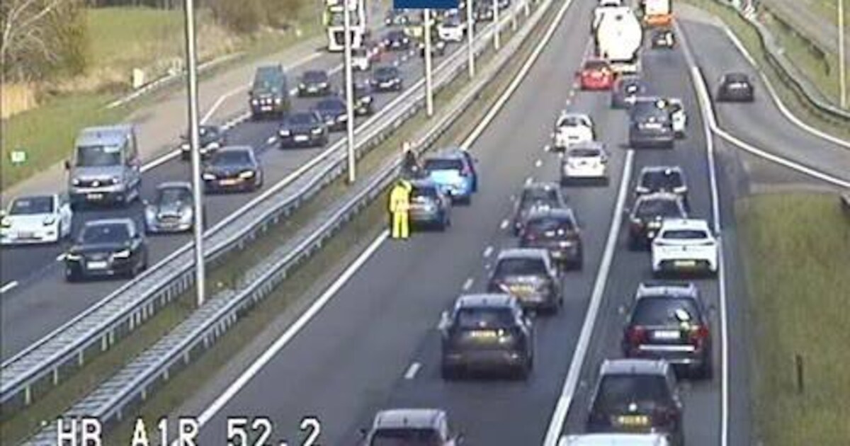 Ongeval met letsel op A1 in Terschuur