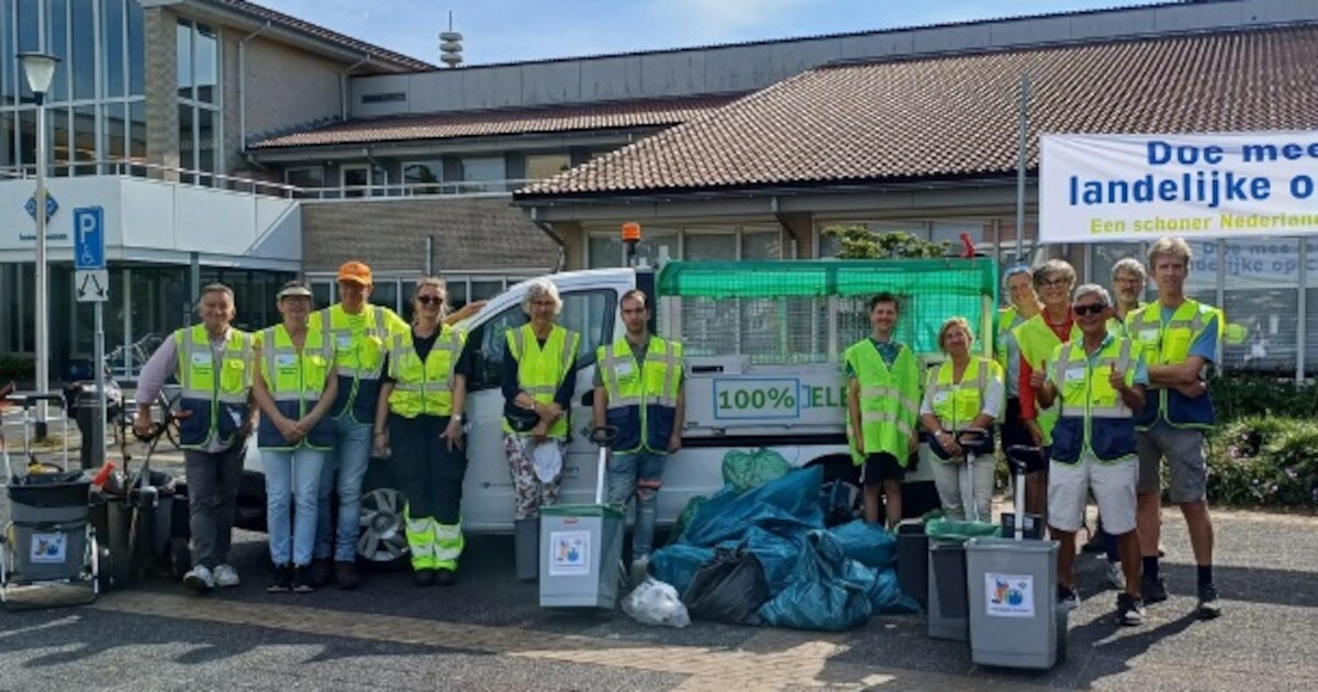 Teylingers ruimen zwerfafval op tijdens World Cleanup Day