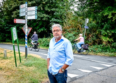 Rob pleit voor veiliger kruispunt maar vangt bot bij waterschap: ‘Wielrenners vliegen hier door de l