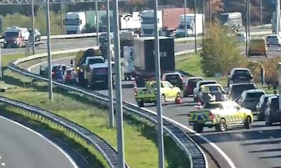 Ongeval met meerdere voertuigen op de A2 bij Eindhoven zorgde voor file richting het zuiden