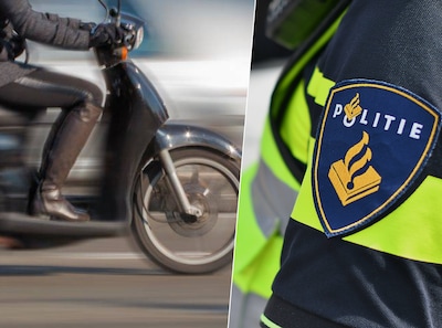 Scooterrijder daagt politie op e-bike uit voor spontane ‘race’: ‘Prachtige interactie’