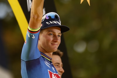 Mathieu van der Poel terug op de mountainbike: ‘Ik ben goed hersteld van de Tour’