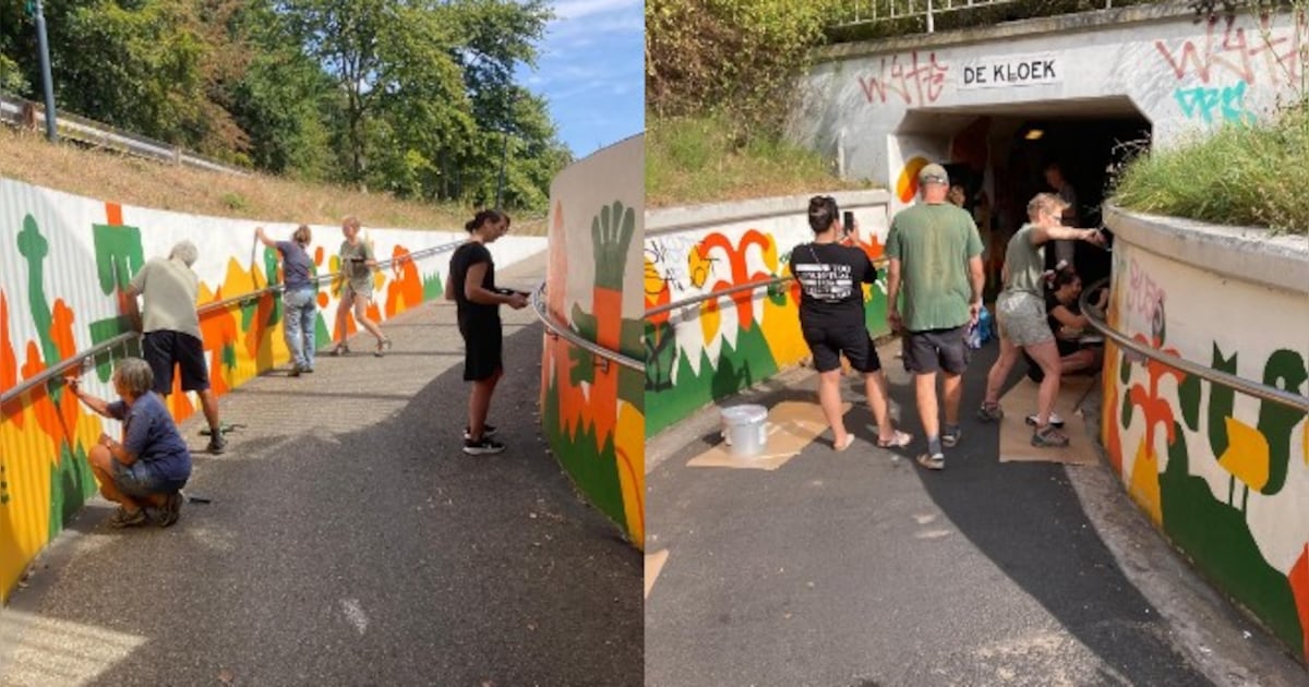 Heb je dit al gezien? De fietstunnel De Kloek kreeg een flinke opknapbeurt