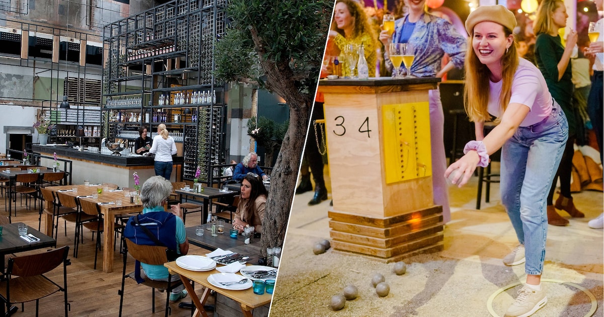 Na twee jaar leegstand wordt Khotinsky een pop-upbar met jeu de boules-banen