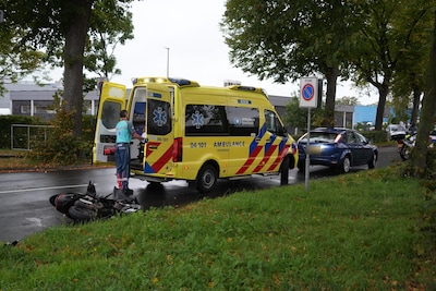 Opnieuw ongeval met scooterrijder op kruising Gasthuisdijk en Blaloweg