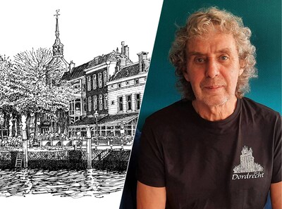 Teus (72) tekent zeven zondagen op ‘de mooiste plek die er bestaat’ tijdens jaarlijks event Kunsthoofd