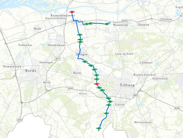 Nieuwe vissluis en vistrap in Reeshof: vissen stoten niet langer hun ...