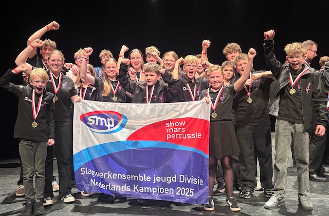 Jonge slagwerkers uit Elspeet zijn Nederlands kampioen | Regio | AD.nl