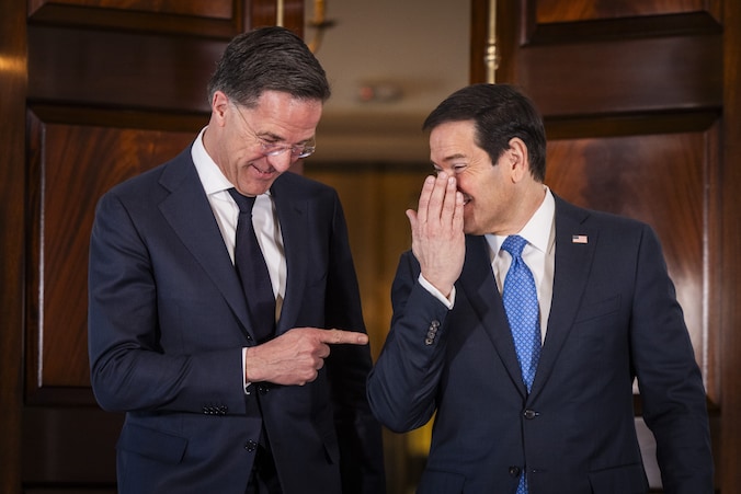Rutte: ‘Trump is duidelijk teleurgesteld in de Navo, en ik begrijp dat ...