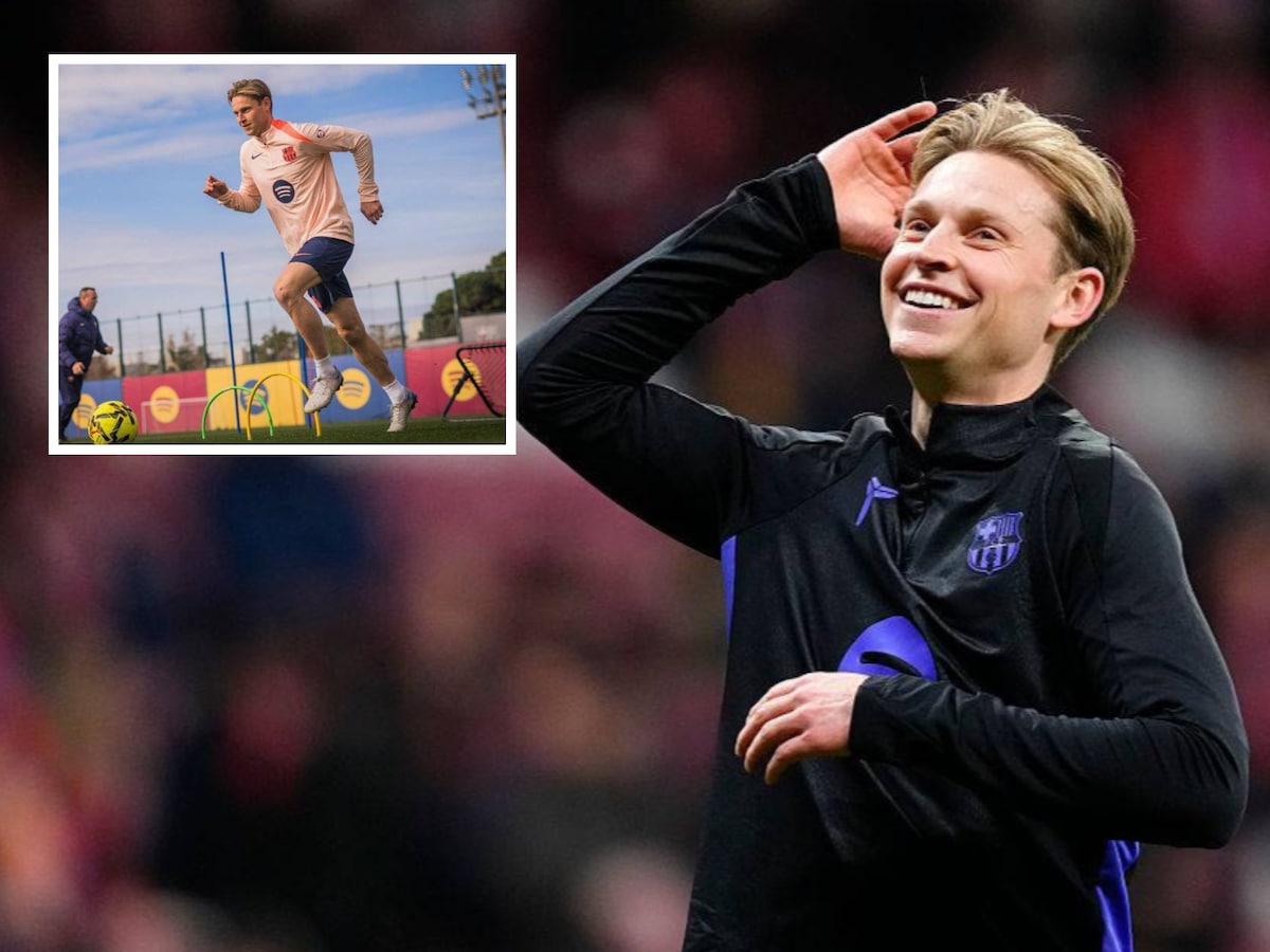 Goed nieuws richting WK: Frenkie de Jong hervat groepstraining bij FC  Barcelona | Sport | AD.nl