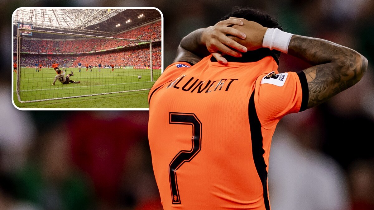 Zo vader, zo zoon: Justin Kluivert schiet precies 26 jaar later óók penalty  op dezelfde paal | Sport | AD.nl
