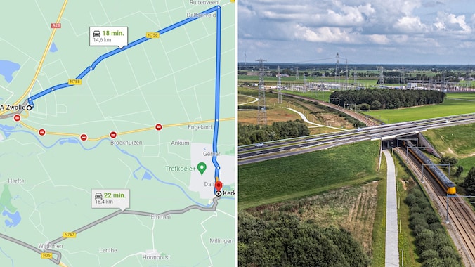 Google Maps laat mensen op deze plek onnodig kilometers omrijden en dit ...