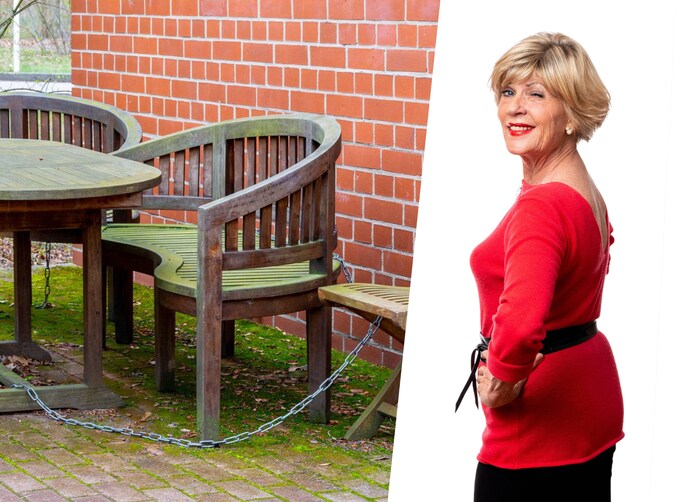 Met deze tips wordt je groene houten tuinbank of schutting weer als ...