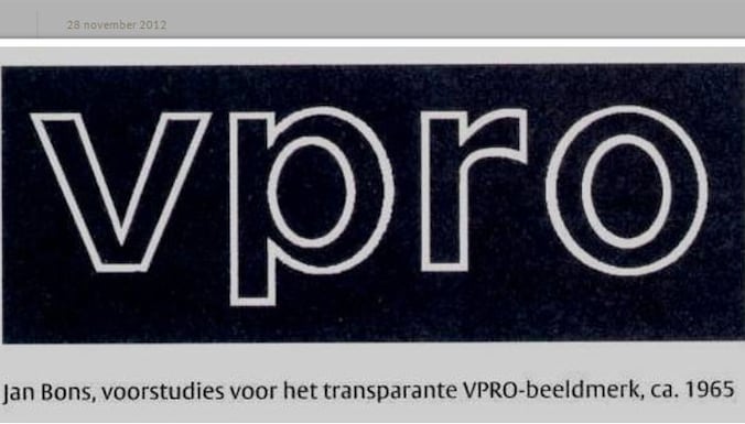 Ontwerper van VPRO-logo Jan Bons (94) overleden | Nieuws | AD.nl