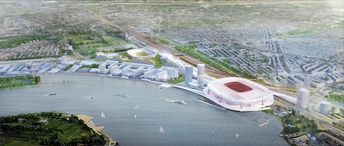 Nieuw Feyenoord-stadion wordt hét gezicht van Rotterdam | Regio | AD.nl
