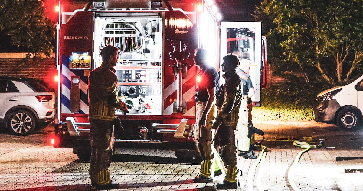 Schuurbrand door opladende step in Leusden