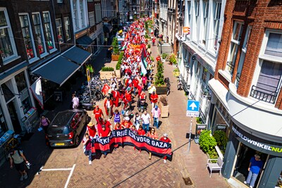 Organisatoren protestmars voor Gaza overhandigen dinsdag petitie aan burgemeester: ‘Hoop op persoonlijk statement’
