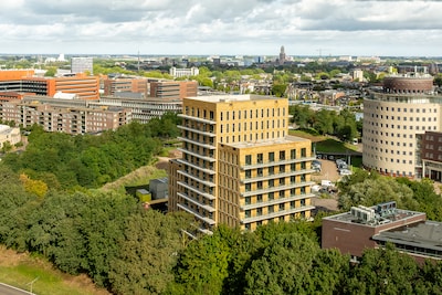 Dit nieuwe gebouw in de Spoorzone van Zwolle is bijna klaar, maar hoe nu verder?