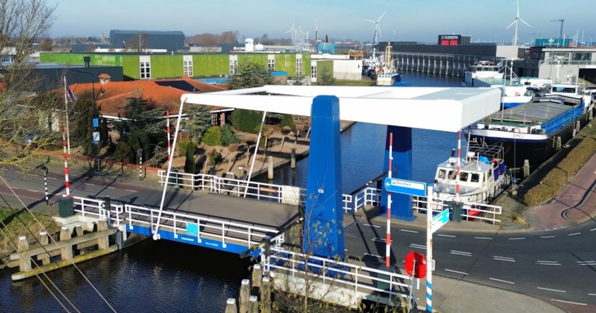 Industriebrug Harlingen in februari deels gestremd door onderhoudswerkzaamheden