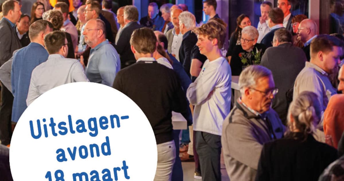 Uitslagenavond verkiezingen in Huis van Albrandswaard in Rhoon