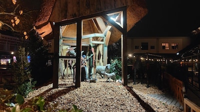 Nieuw plekske: de Bergse kerststal staat dit jaar op een ander plein