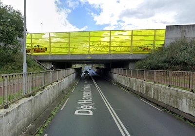 Te hoge vrachtwagen rijdt tegen viaduct onder de A59 bij Den Bosch: herstel duurt tot 16.00 uur