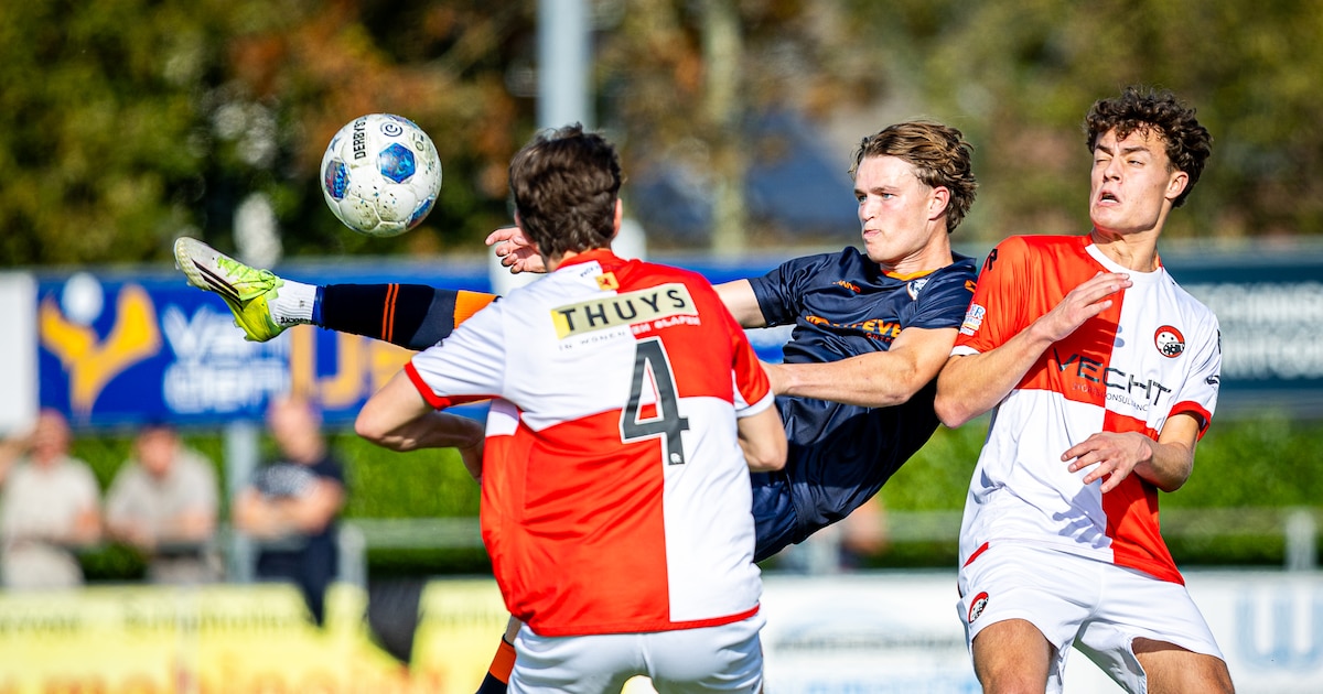 Treffer van Dion van Herpen helpt Montfoort SV’19 bij comeback aan eerste punt: ‘Ik wil richting de 