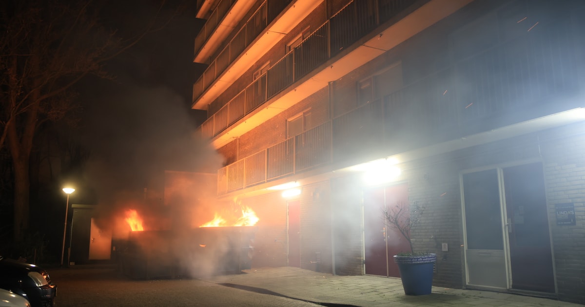 Vierde brand in één week aan Mozartlaan Delft